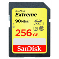 SanDisk Extreme 256GB SDXC bis zu 90 MB/Sek, Class 10, U3 Speicherkarte-22